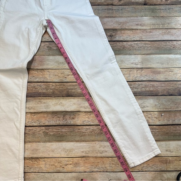 NEW Everlane High-Rise Skinny White Jeans - Size 25 - - Picture 6 of 8